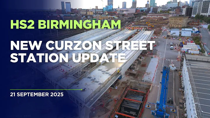 HS2 Curzon Street Station Update September 2025 #hs2 #drone