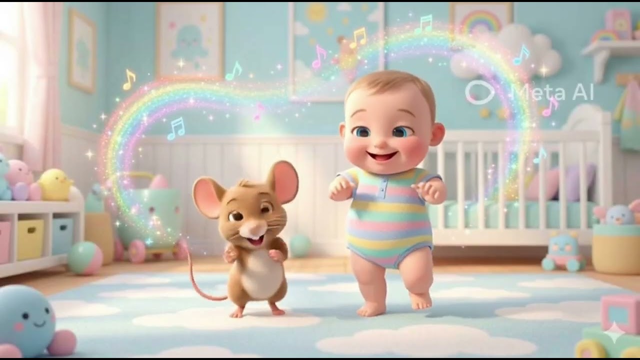 Baby👶 and mouse 🐀 songs,🎉💫💫