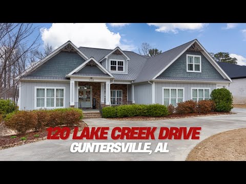 120 Lake Creek Drive, Guntersville, AL home video tour