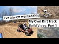 ✅ Awesome Backyard Go Kart Track - Part 1 -  Moving Dirt with a Deere 700J Dozer