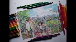 Drawing kimi no nawa (Your Name) 君の名は。