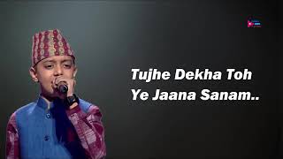 Luar Biasa kontestan ini bawakan lagu Tujhe dekha to yeh jaana sanam