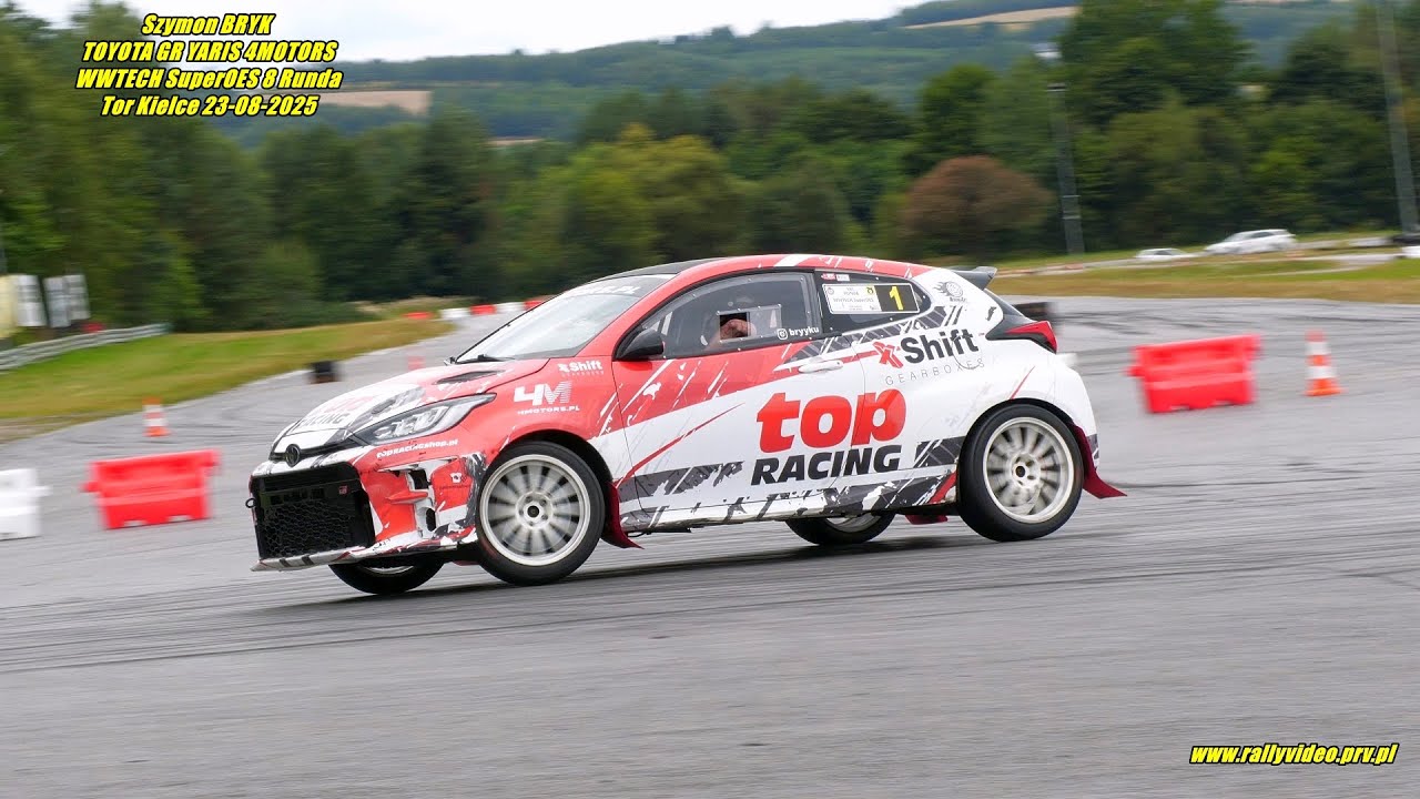 Szymon BRYK  TOYOTA GR YARIS 4MOTORSWWTECH SuperOES 8 Runda Tor Kielce 23-08-2025
