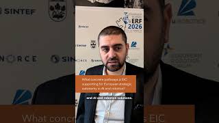 Part 1: What are the pathways EIC is supporting for European strategic autonomy in AI and Robotics?