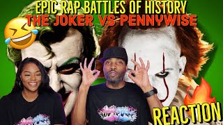 WOAH!! WE DIDN'T EXPECT THIS!! THE JOKER VS PENNYWISE - EPIC RAP BATTLES OF HISTORY | Asia and BJ