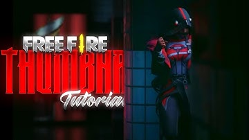 Free Fire THUMBNAIL TUTORIAL on Android || how to make thumbnail for free fire #PART-6 ||MR.ASFAK YT