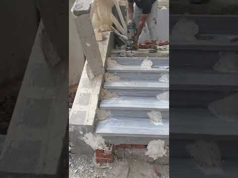 تركيب درج من الرخام القراره وهل التكسير في السلم في اي تاثير على سلم بعد كده