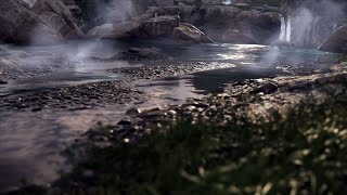 1 Hour River & Waterfall Sounds, for Relaxing Sleep, Insomnia, White Noise - Ghost of Tsushima