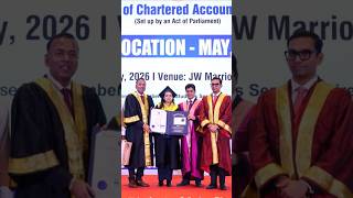 The day every CA student dreams about — Convocation Day 🤍 #charteredaccountant #icai #cajourney