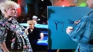 Artist Mark Wardel Painting Hazel O'Connor  (The Tube)