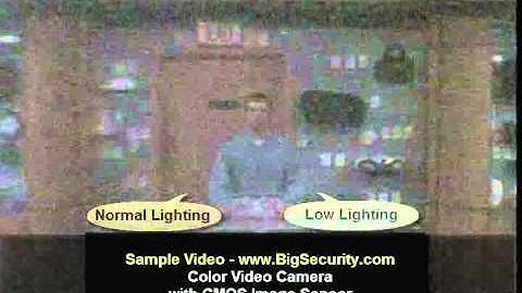 X10.com Color Video Camera with CMOS Image Sensor Sample Video