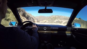 Testing Stage 3 B5 S4 Chassis Mods Through Some Canyon Roads.