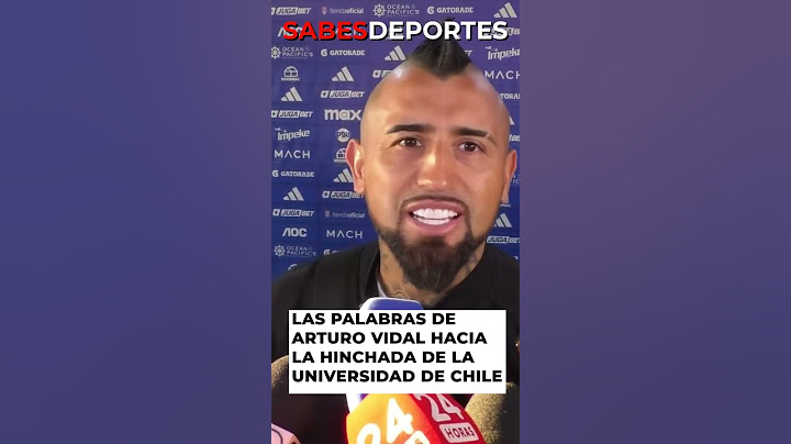🟥Las palabras de ARTURO VIDAL hacia la hinchada de la U #colocolo #udechile #vidal #futbolchileno