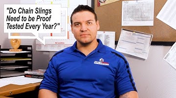 Do Lifting Chain Slings Need to be Proof Tested Every Year?