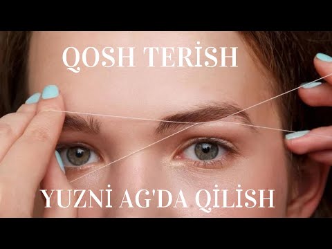 Qosh terish yuzni ağda qilish qosh qanday teriladi