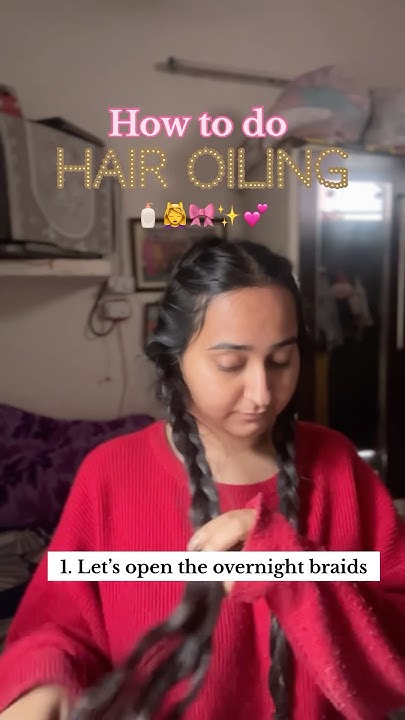  HAIR OILING ROUTINE FOR LONG HAIR | How I oil my hair for growth # ...