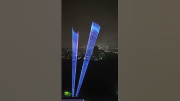 Batman in the sky! 🦇✨ Lasercube in action! #batman #shorts #lasercube