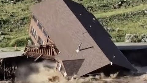 Yellowstone River flood, June 13, 2022