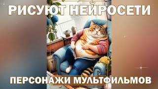 Любимые Персонажи Мультфильмов С Помощью Нейросети.