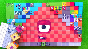 Looking for Numberblocks NEW 90 274 Puzzle Tetris Shape | ASMR chirping of birds