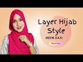 Layer hijab style  sifon hijab style  meem gazi 