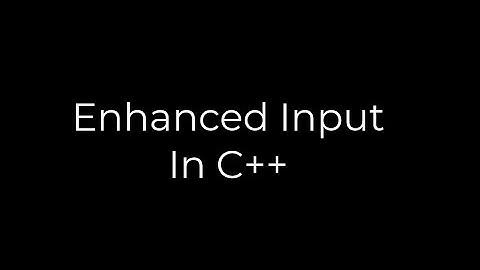 UE4 Enhanced Input in CPP Part 1