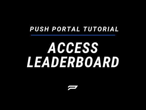 Access Leaderboard in PUSH Portal