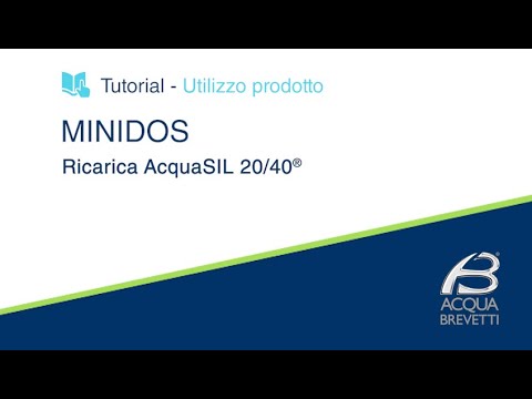 MiniDOS pompa dosatrice - Ricarica AcquaSil 20/40® 