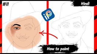 [ Ibis paint x tutorial ] How to Paint Realistic | Digital Painting Tutorial In Hindi | Detail Video