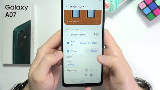 Samsung A07: How to Add Date and Time Stamp to Photo screenshot 4