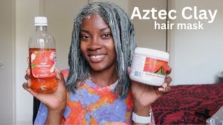 aztec clay hair mask treatment to restore your natural hair