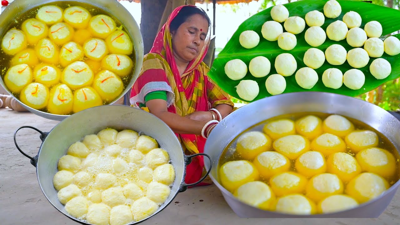 বাড়িতে খুব সহজেই বানান দোকানের মতো কেশর ভোগ রসগোল্লা | Keshar Bhog Rasgulla recipe at home
