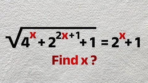 Algebra Challenge: Learn How To Solve This Tricky Exponential Equation Easily - SAT, ACT, GCSE Maths