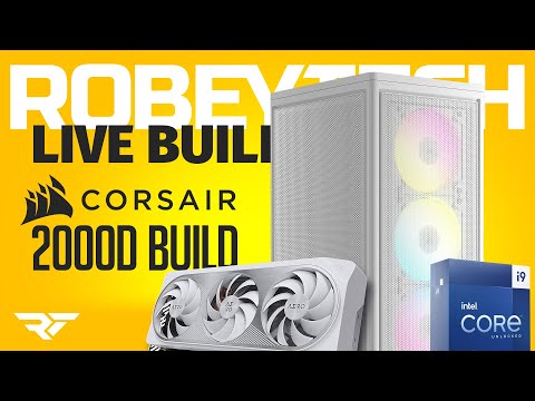 Giveaways + Live $2800 SFF Corsair 2000D PC Build  (13900K / Gigabyte Aero 4070Ti)