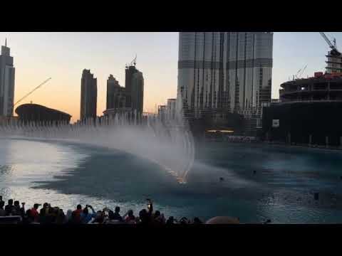 The Famous Dubai Fountain  #dubai #burjkhalifa