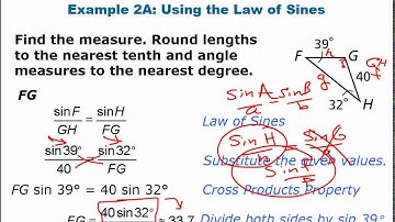 Geometry: Law of Sines and Law of Cosines Video