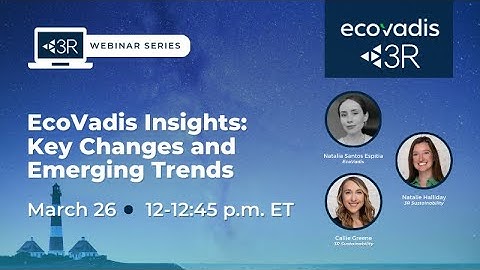 EcoVadis Insights Key Changes and Emerging Trends