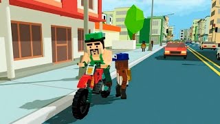 Moto Rider 3D: Blocky City 17 (TrimcoGames) Android Gaming HD screenshot 5