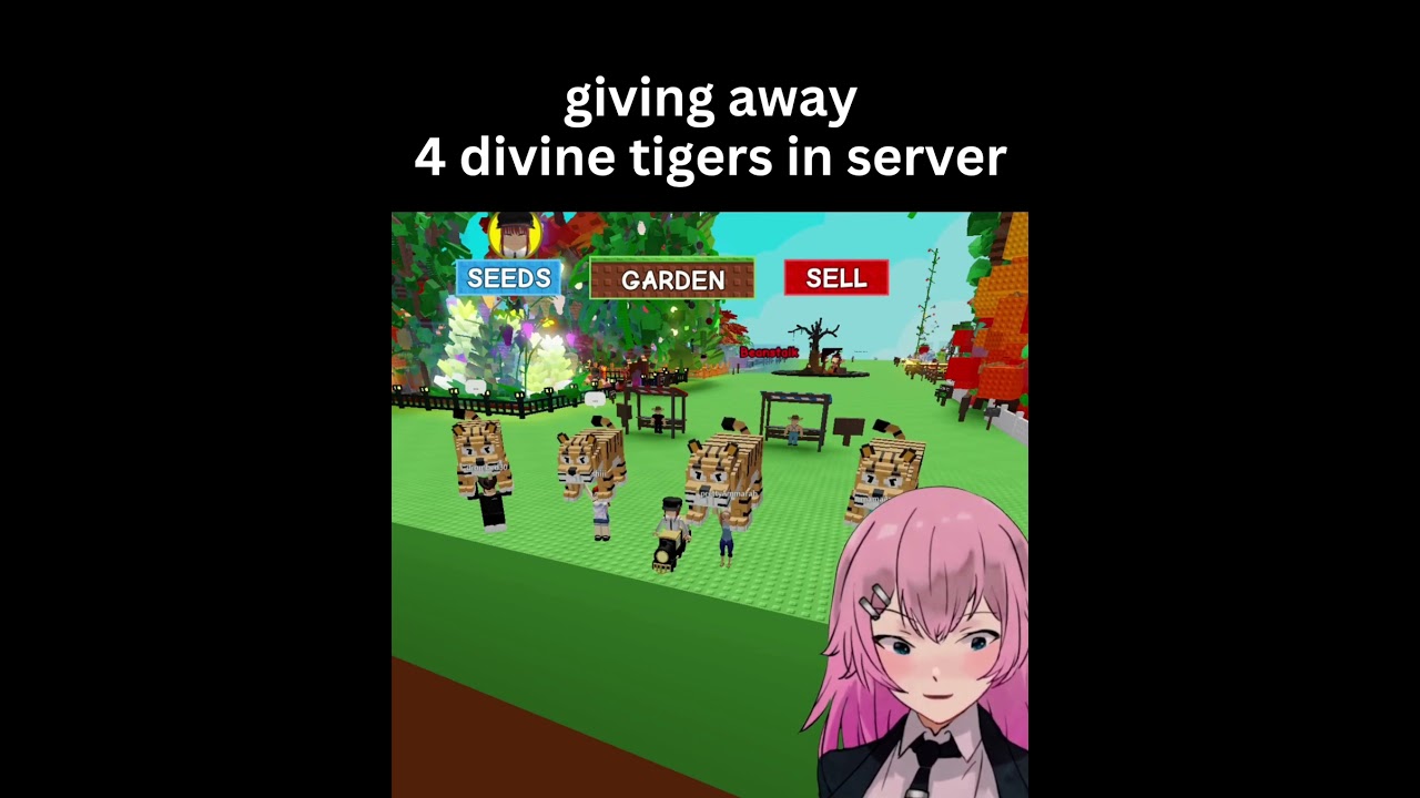 Giving away 4 Divine Tigers in my server 