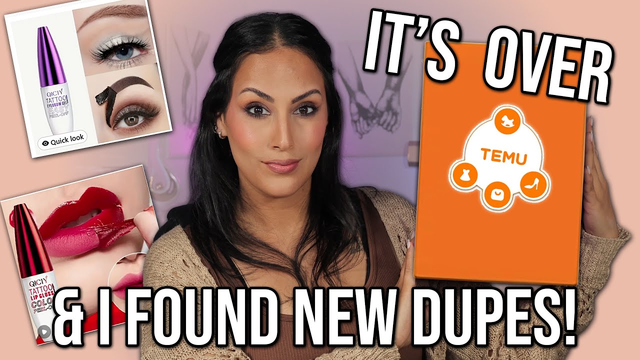 THEY'RE NOT EVEN HIDING IT! TEMU BEAUTY DUPES HAUL