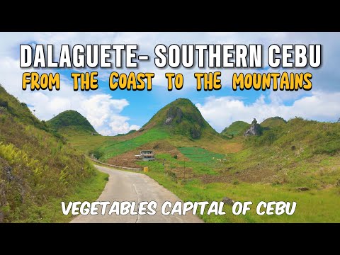 DALAGUETE SOUTHERN CEBU. THE VEGETABLE CAPITAL OF CEBU. DRIVE FROM COAST TO THE INLAND.