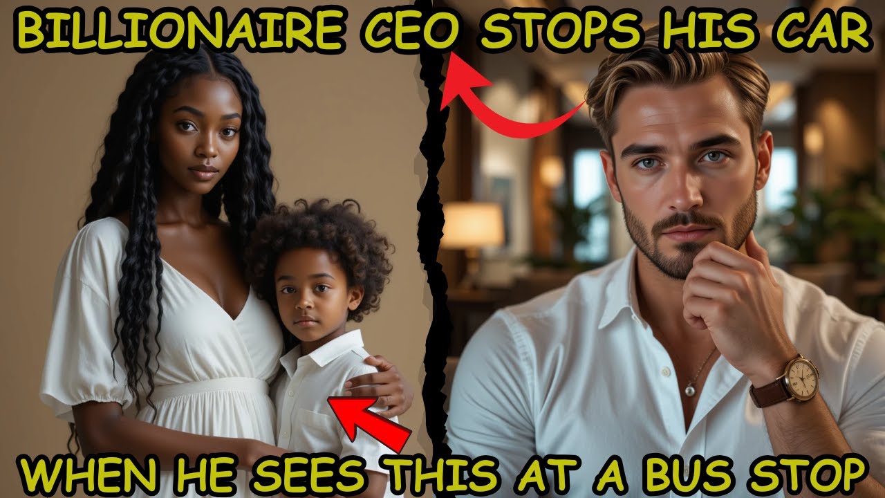 A WEALTHY CEO SEES HIS DIVORCED WIFE AT A BUS STOP WITH A CHILD WHO LOOKS EXACTLY LIKE HIM