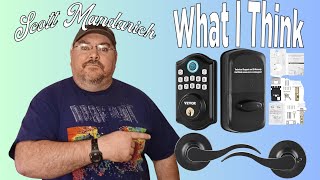 Review VEVOR Fingerprint Door Lock with 2 Level Handles by Scott Mandarich 622 views 3 months ago 1 minute, 15 seconds