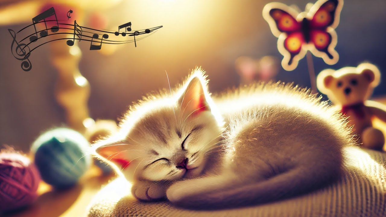 Illustration of Calming Cat Music For Sleep