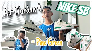 Air Jordan 4 SB Pine Green - sự kết hợp hoàn hảo giữa Skateboard và Basketball mua 1 được 2 quá đã