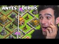 MUDOU MUITO!! UPEI TODOS OS MUROS DA VILA MAIS NOOB DO CLASH OF CLANS #9