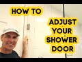 How to fix a sagging shower door 2020