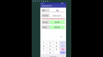 Android Tip Calculator App Demo