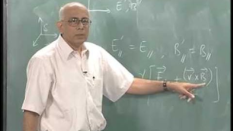 Mod-01 Lec-38 Special Relativity (Part 4)