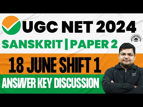 UGC NET 18 JUNE 2024 Answer Key
